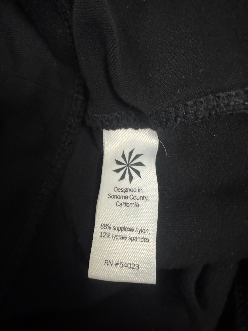 Athleta Black Leggings - Medium Tall - Picture 4 of 4